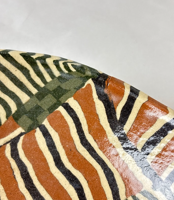 Outlet - Nerikomi pottery bowl, Handmade Bowl Vintage Patchwork - Image 5