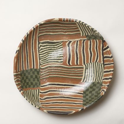 Outlet1 - Nerikomi pottery bowl, Handmade Bowl Vintage Patchwork