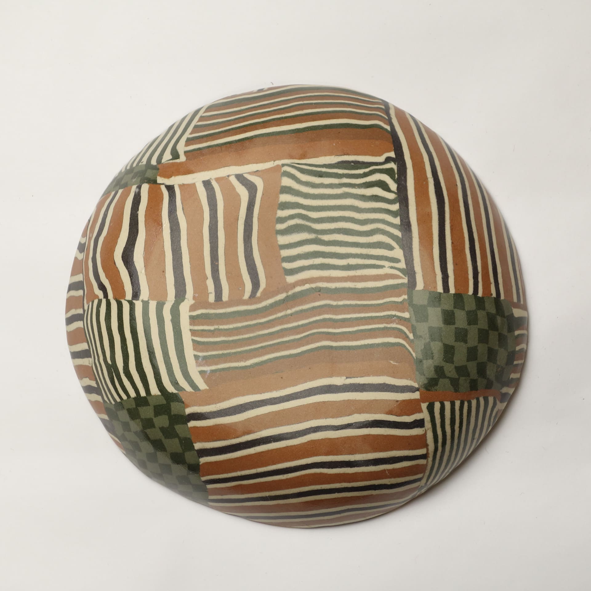 Outlet - Nerikomi pottery bowl, Handmade Bowl Vintage Patchwork - Image 2