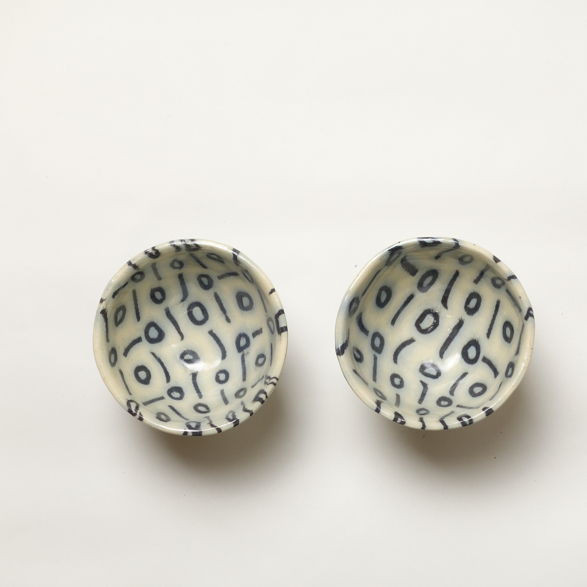 Outlet 11 - Nerikomi pottery cup, Handmade cup, -o-o-o-o-o- - Image 3