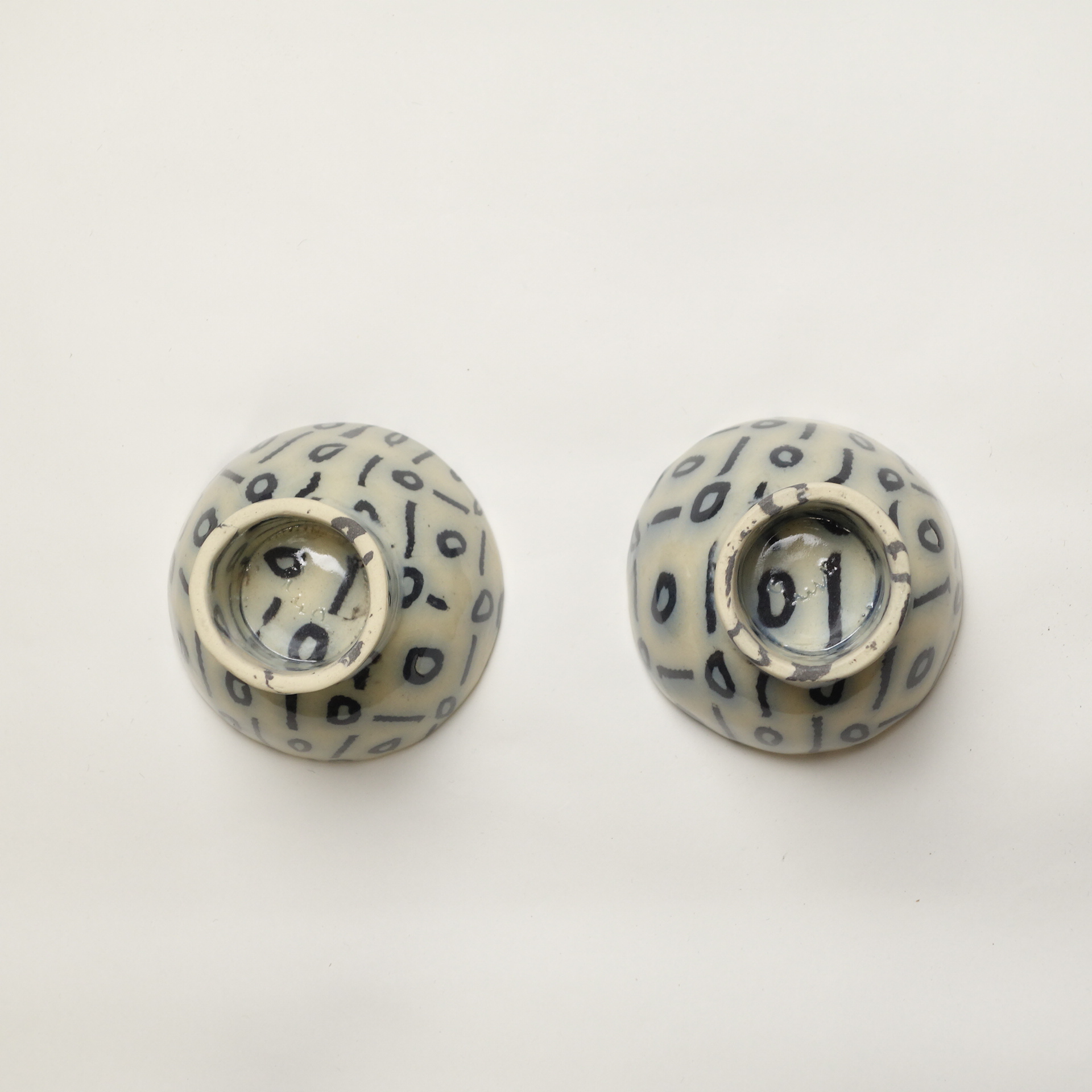 Outlet 11 - Nerikomi pottery cup, Handmade cup, -o-o-o-o-o- - Image 2