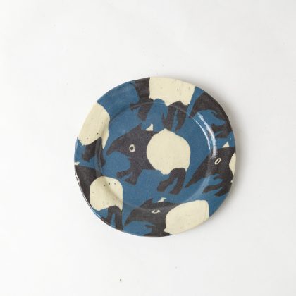 Nerikomi Pottery Small Plate, Handmade Plate, Malaysian Baku